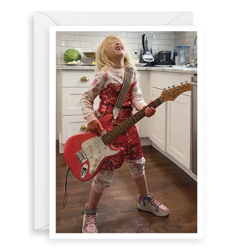 Girl Rocker Card