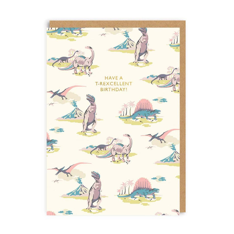 Pastel Dinosaurs, Card